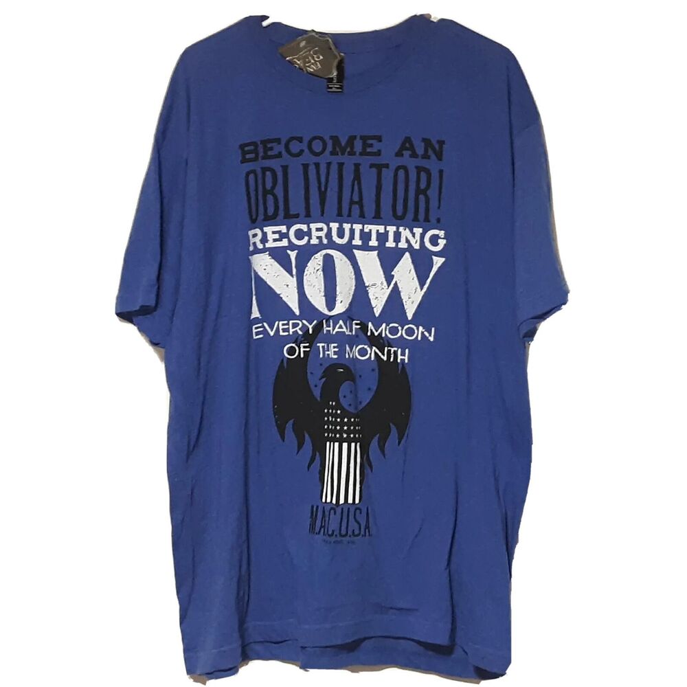NWT Fantastic Beasts Become An Obliviator T-Shirt Lootcrate L Mens/Womens Large